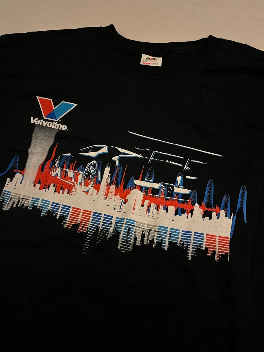 *NEW* VTG Valvoline Oil Racing Team Blue T-Shirt XL Formula One F1 NASCAR Aston